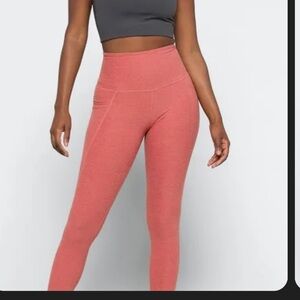 Beyond yoga spacedye out of pocket high waisted midi leggings